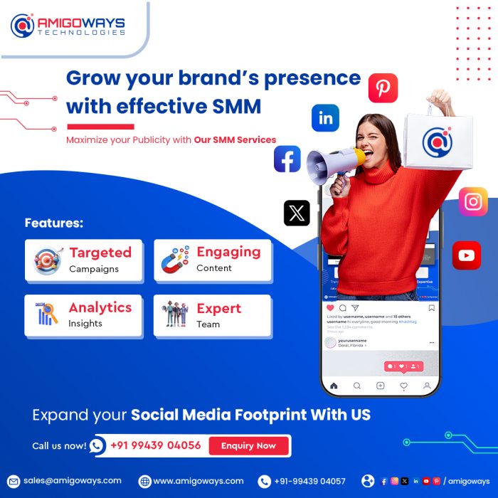 Maximize Your Brand’s Reach with Amigoways Social Media Services