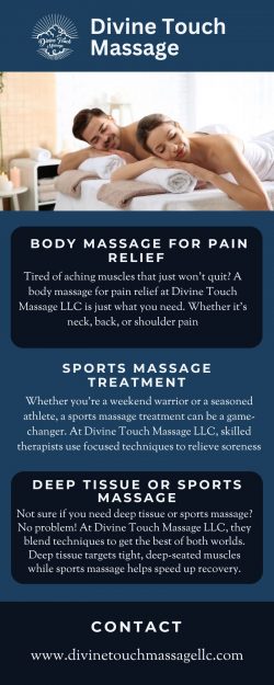 Body massage for Pain Relief