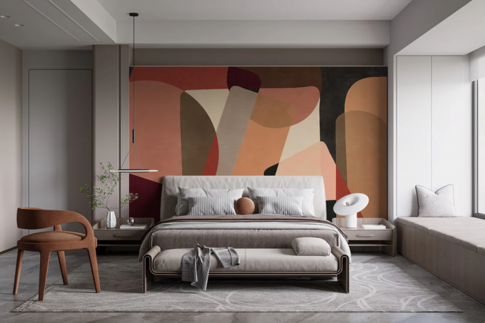 Elevate Your Interiors with Stunning Abstract Wallpaper Designs