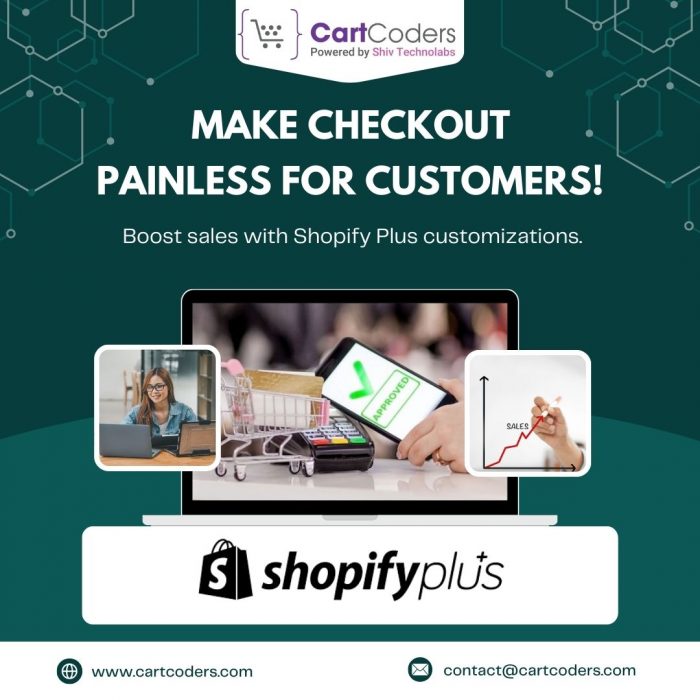 Make checkout painless for customers! ️ Boost sales with Shopify Plus customizations