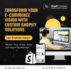 Transform Your E-commerce Vision with Custom Shopify Solutions