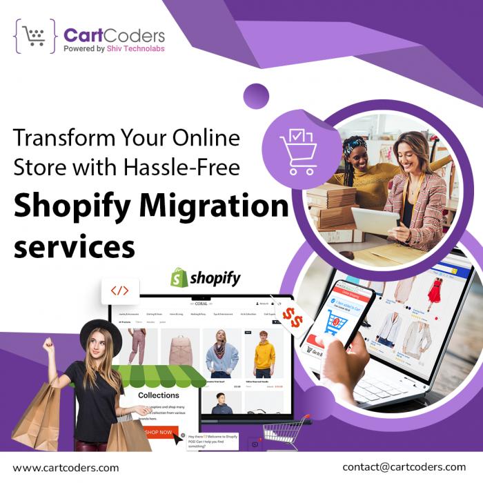 Transform Your Online Store with Hassle-Free Shopify Migration services.