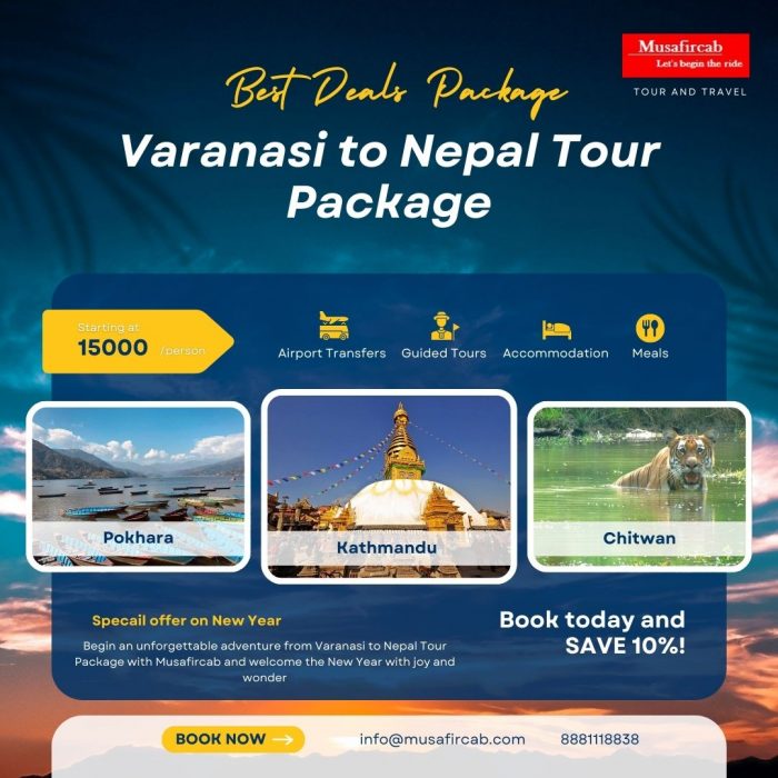 Nepal Tour Package from Varanasi – Your Gateway to an Unforgettable Adventure