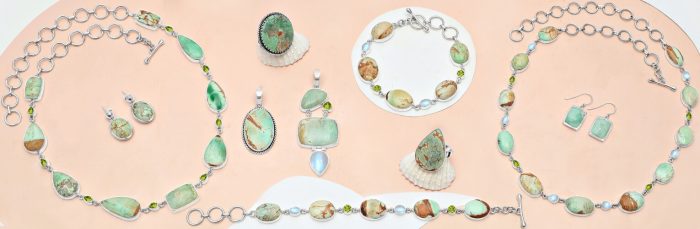 Genuine Wholesale Variscite Stone Jewelry