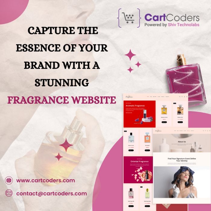 Capture The Essence Of Your Brand With A Stunning Fragrance Website.