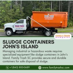 Sludge Containers John’s Island