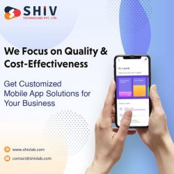 Professional Mobile App Development Services by Shiv Technolabs