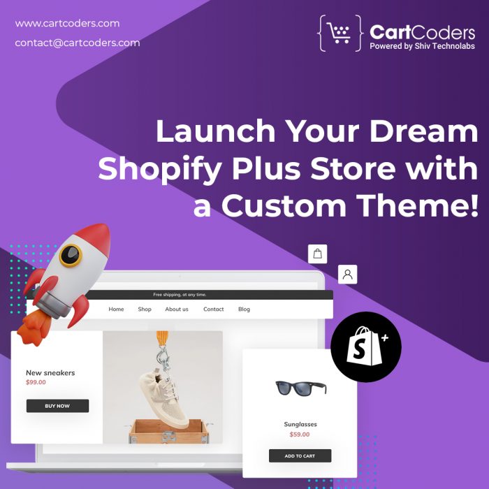 Launch Your Dream Shopify Plus Store with a Custom Theme!