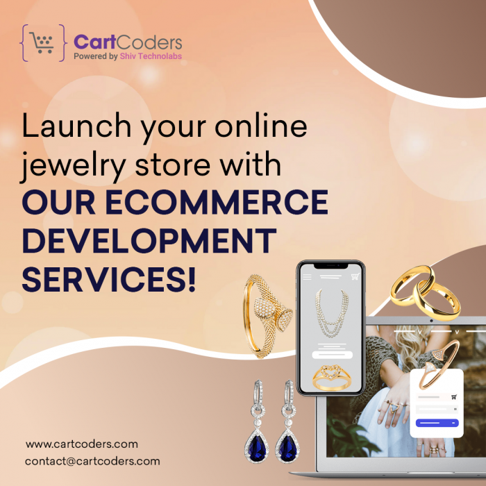 Launch Your Online Jewelry Store with Our eCommerce Development Services!