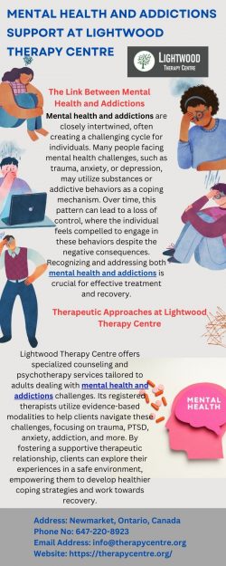 Mental Health and Addictions Support at Lightwood Therapy Centre