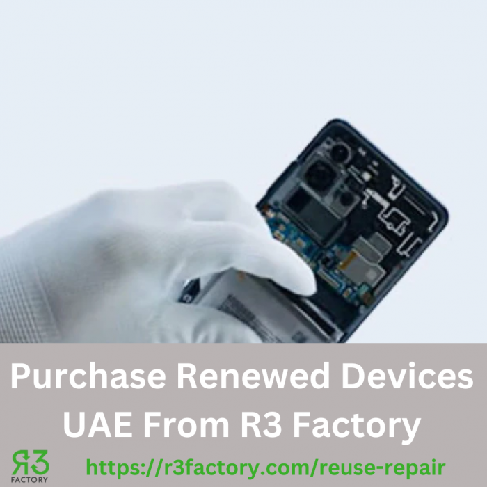 Purchase Renewed Devices UAE From R3 Factory