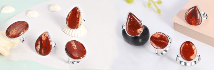 Lovely Red Jasper Jewelry in The Most Adorable Shade of Red