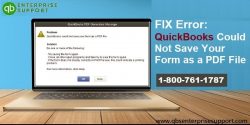 How to Troubleshoot the QuickBooks Unable to Create PDF Error?