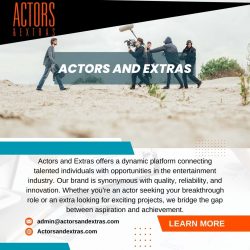 Simplify Your Talent Search with Actors and Extras