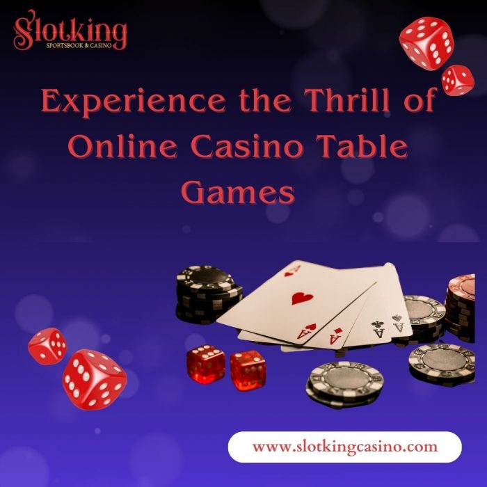 Play Top-Rated Online Casino Table Games with Trusted Casinos