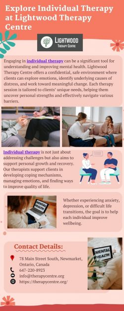 Explore Individual Therapy at Lightwood Therapy Centre