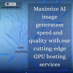 Maximize AI image generation speed and quality with our cutting-edge GPU hosting services