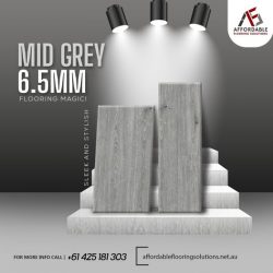 Mid Grey 6.5MM Flooring at Affordable Price