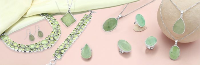 The Green Elegance of Wholesale Prehnite Jewelry