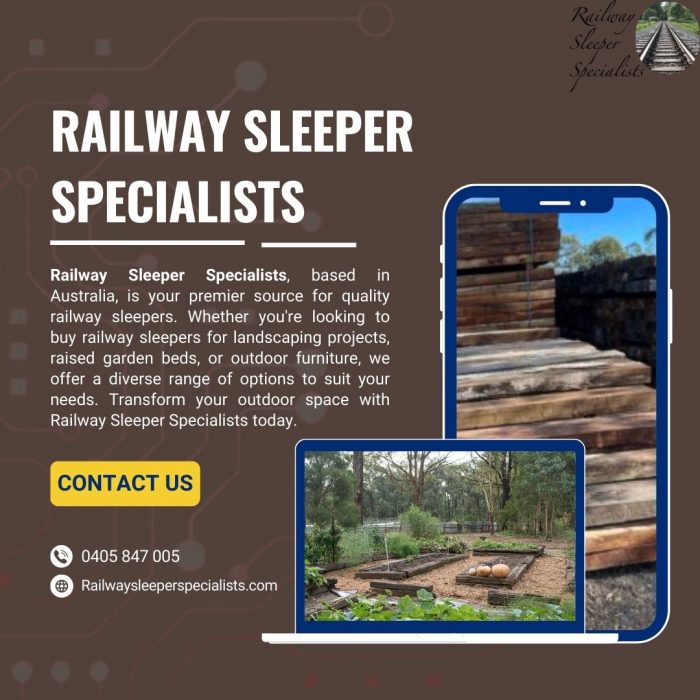 Transform Your Garden with Quality Railway Sleepers