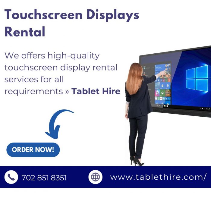 Touchscreen Displays Rental USA | LED Screen Hire