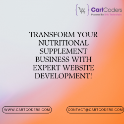 Transform Your Nutritional Supplement Business with Expert Website Development!