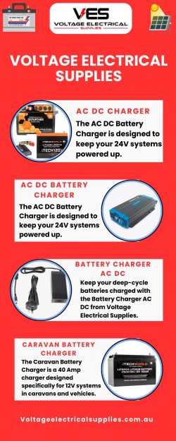 Caravan Battery Charger 40 Amp 12V | Voltage Electrical Supplies