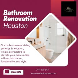 Expert Bathroom Renovations in Houston – ARTESA Build & Design