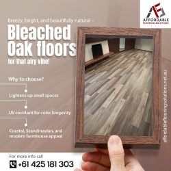 Bleached Oak Hybrid Flooring