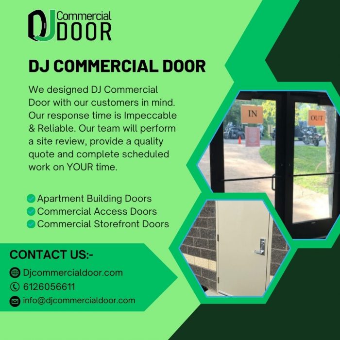 Commercial Storefront Doors by DJ Commercial Door