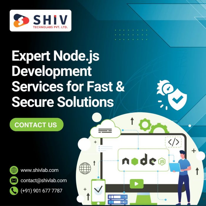 Reliable Node.js Development Services | Shiv Technolabs