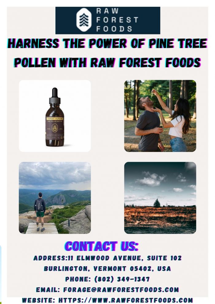 Harness the Power of Pine Tree Pollen with RAW Forest Foods