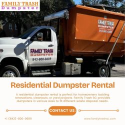 Residential Dumpster Rental