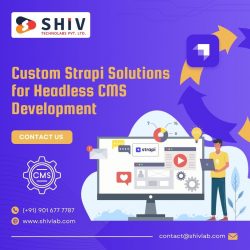 Strapi CMS Development Services by Shiv Technolabs