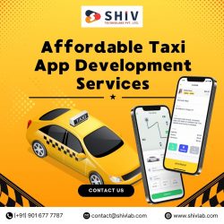 Reliable Taxi App Development Services by Shiv Technolabs