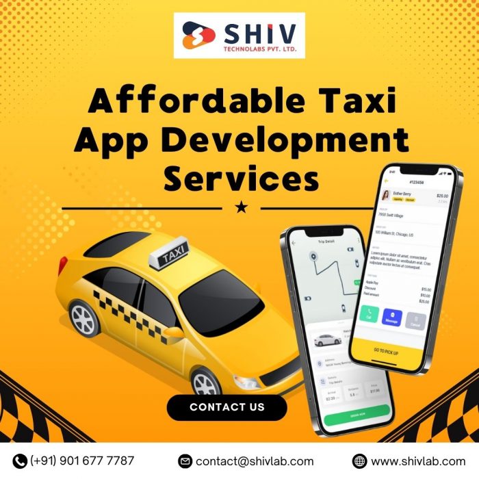 Reliable Taxi App Development Services by Shiv Technolabs