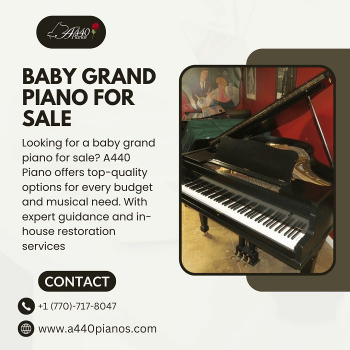Baby Grand Piano for Sale