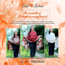 Craft Kashmir’s Premium Wool Shawls – Perfect for Winter