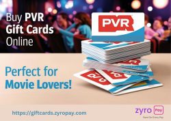 Buy PVR Gift Cards Online – Perfect for Movie Lovers!
