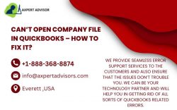 Solutions for QuickBooks Can’t Open Company File Error