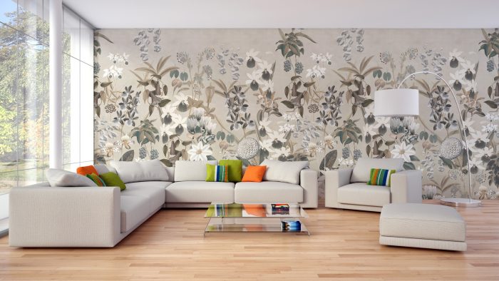 Flower Wallpaper Ideas for Rooms