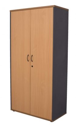 RL Rapid Worker Lockable Cupboard Finishes: Beech Cherry Features Lockable 1 Fixed Shelf 3 Adjus ...