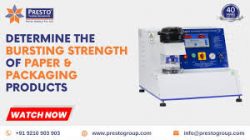 Choose the Best with Presto Bursting Strength Tester