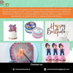 Stunning Personalised Cake Toppers for Every Occasion