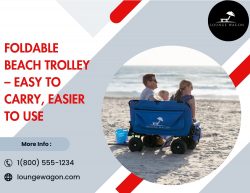 Foldable Beach Trolley – Easy to Carry, Easier to Use