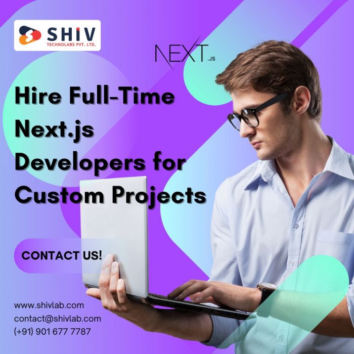Hire Expert Next.js Developers Today from Shiv Technolabs