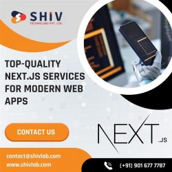 Custom Next.js Web Development Services by Shiv Technolabs