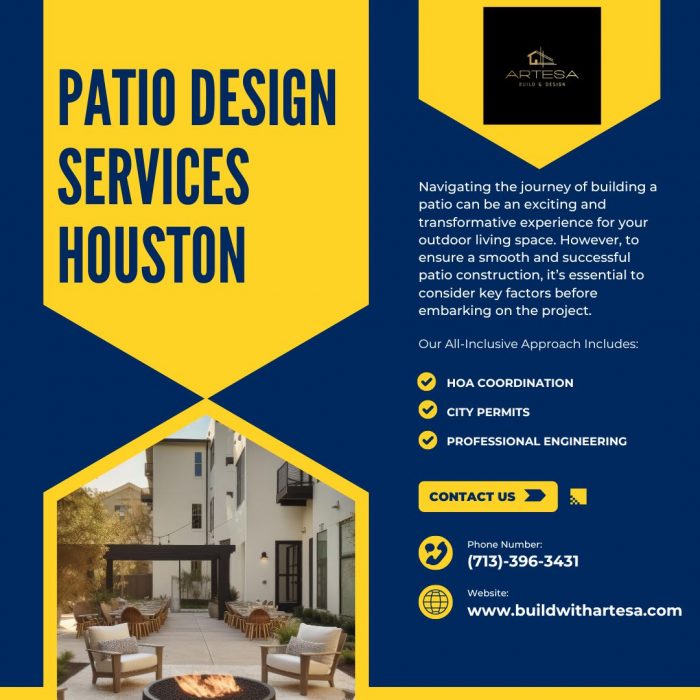 Houston’s Patio Design Services That Bring Comfort Outside