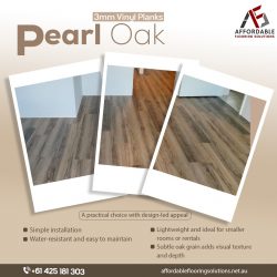 Pearl Oak 3mm Vinyl Planks Flooring