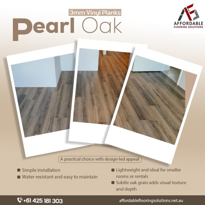 Pearl Oak 3mm Vinyl Planks Flooring